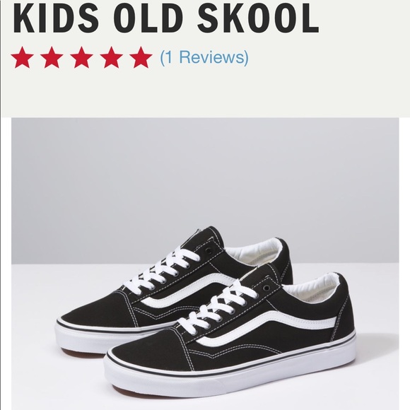 old skool vans junior size 5.5